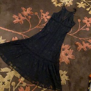Free People Black Bohemian Dress
